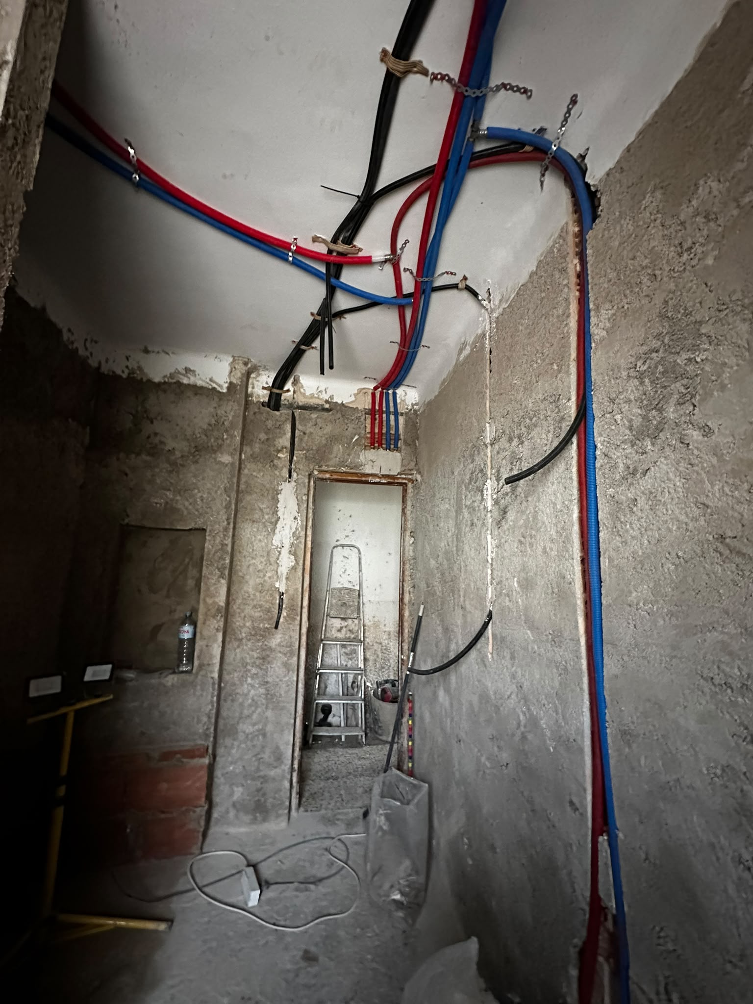 Instalación de tuberías de fontanería